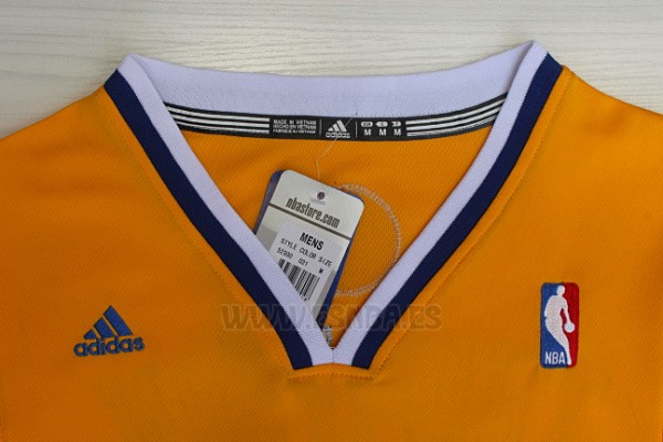 Camiseta Manga Corta Golden State Warriors Klay Thompson #11 Amarillo